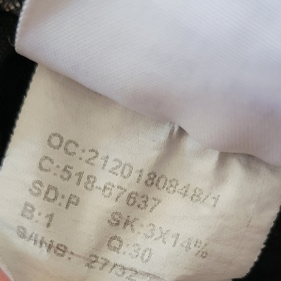 Levis 721 High Rise Skinny Gray Distressed Jeans Size W27 L32 - Picture 15 of 16